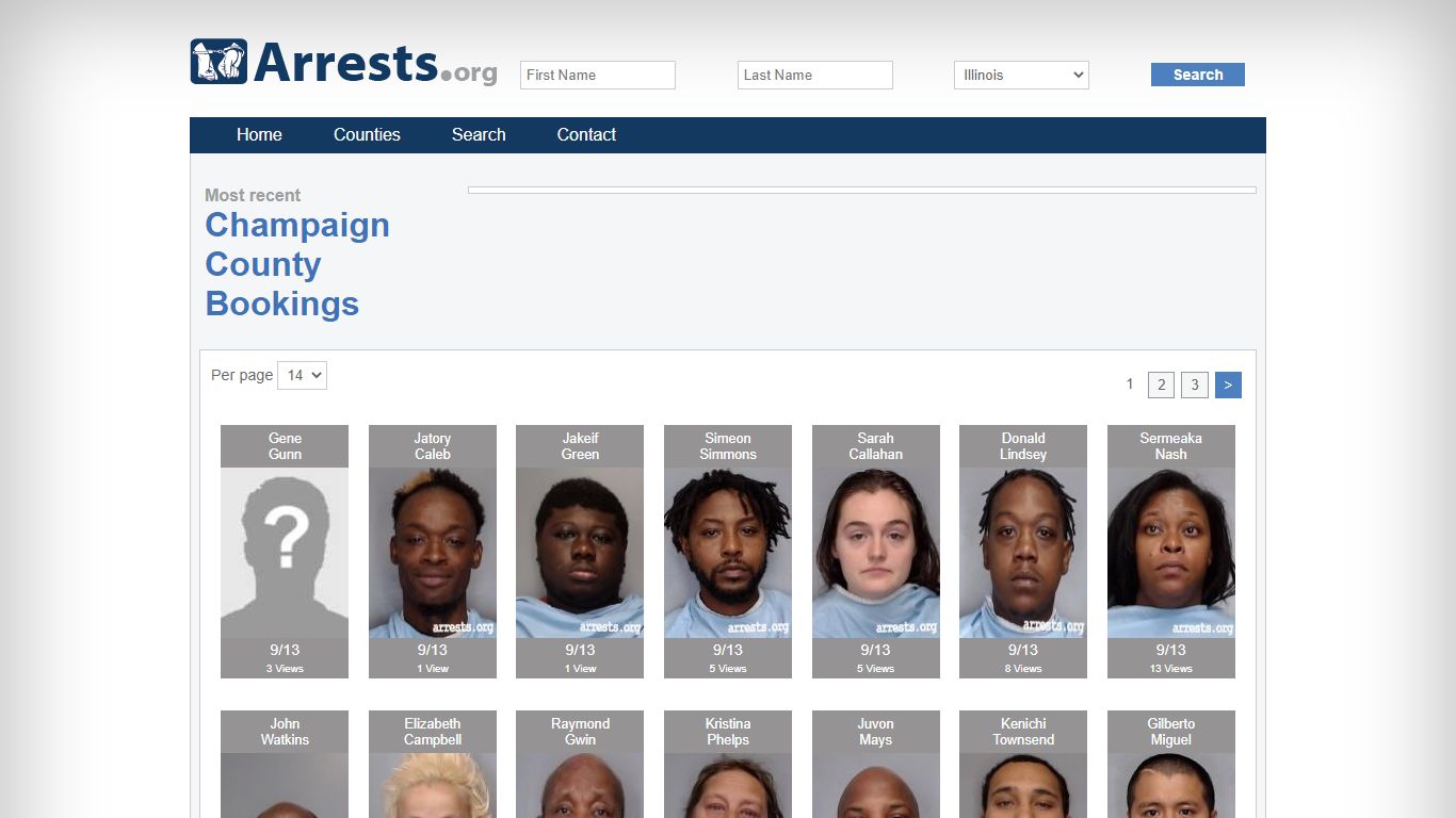 Champaign County Arrests and Inmate Search