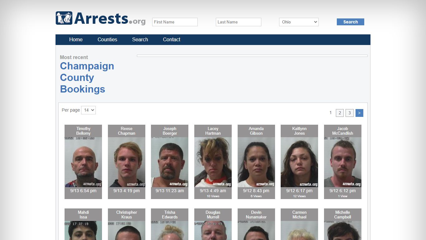 Champaign County Arrests and Inmate Search